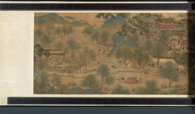 Spring Festival on the River by Qing Dynasty Chinese School